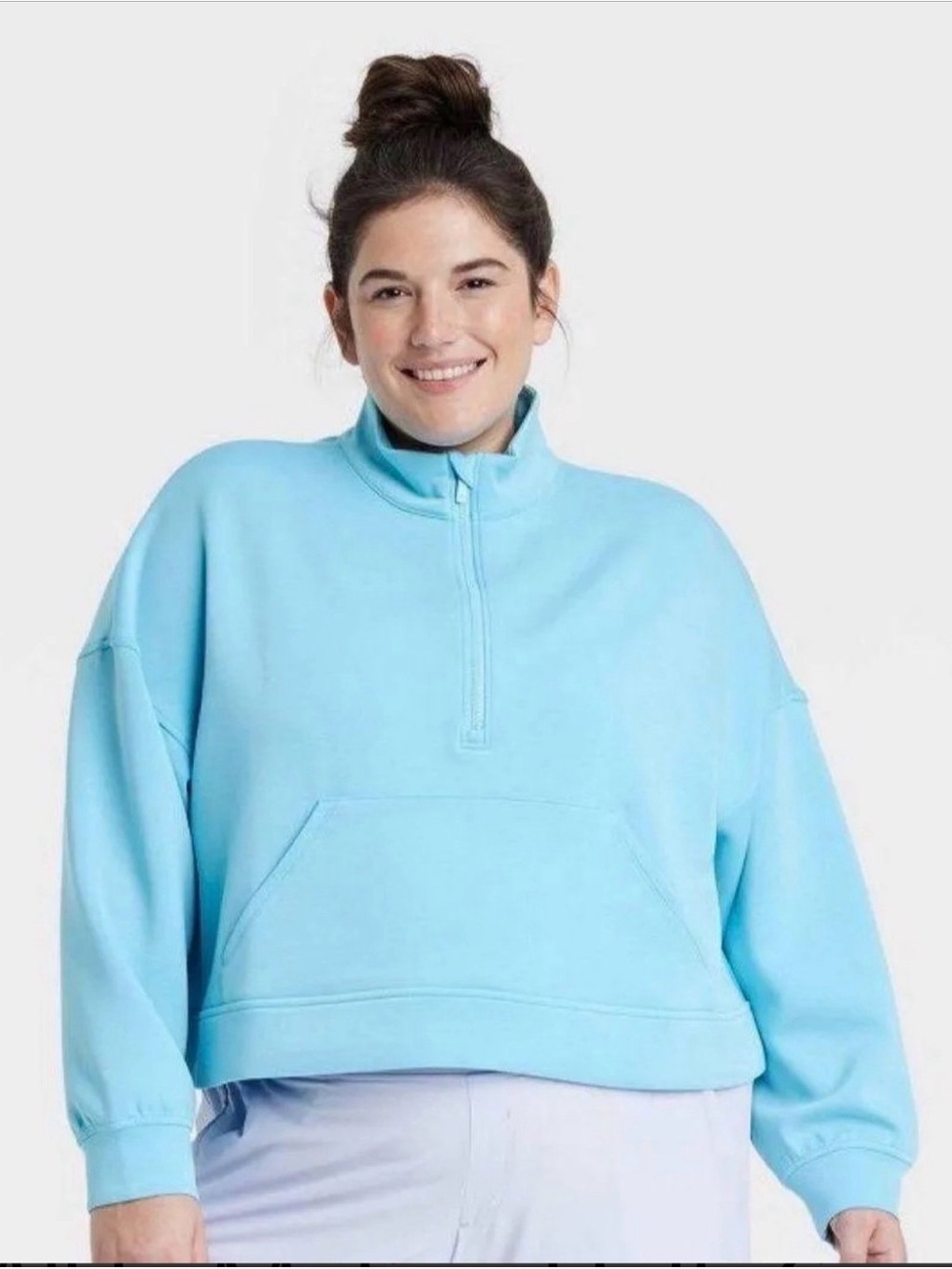 All In Motion Sandwash Half Zip Pullover XL - Picture 3 of 5